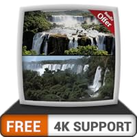 FREE Waterfall Live HD - Enjoy the beautiful scenery on your HDR 4K TV, 8K TV and Fire Devices as a wallpaper, Decoration for Christmas Holidays, Theme for Mediation & Peace