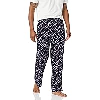 Amazon Essentials Men's Flannel Pajama Pant (Available in Big & Tall), Navy Paisley, Medium