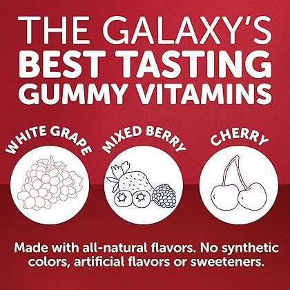 SmartyPants Kids Formula Daily Gummy Multivitamin: Vitamin C, D3, and Zinc for Immunity, Gluten Free, Omega 3 Fish Oil, Vitamin B6, Methyl B12, Cherry Berry, 120 Count (30 Day Supply)