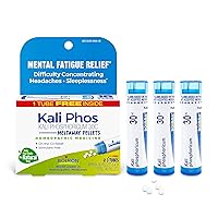 Boiron Homeopathic Medicine Bundle for Hangover Relief and Headaches - Nux Vomica 30C (3 Count) and Kali Phosphoricum 30C (3 Count)