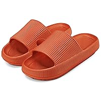 ATHMILE Cloud Pillow Slippers for Women Men Slide Sandals House Slippers Shower Shoes Thick Sole Comfort Lightweight Non-Slip Bathroom Easy to Clean Indoor Outdoor