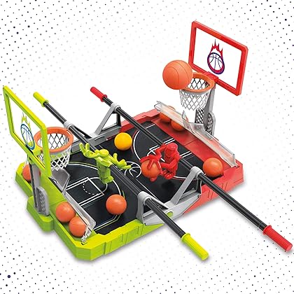 Hasbro Gaming Foosketball, The Foosball Plus Basketball Shoot and Score not searched Tabletop Game for Kids Ages 8 and Up, for 2 Players
