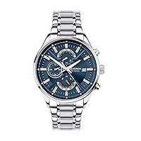 Sekonda Speed Mens 44mm Quartz Watch with Analogue Date Display, and Stainless Steel Strap