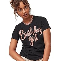 Birthday Shirt for Women - Birthday Squad Shirts - Rose Gold Birthday Girl Shirts for Women