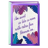 Hallmark Card for Aunt for Birthday, Thinking of You, Congrats, or Any Occasion (Extra Fun)