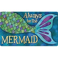 Toland Home Garden 800501 Mermaid Tail Funny Door Mat 18x30 Inch Outdoor Doormat for Entryway Indoor Entrance