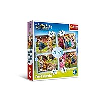 Trefl 34615 - Encanto - Set of 4 Jigsaw Puzzles for Kids (35,48,54,70 Pieces)