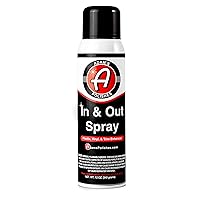 Adam's Polishes in and Out Spray, Car Wash Detail Spray, Non-foaming, Low Gloss Coating, Deep Shine for Plastic and Trim, Good for Hard to Reach Areas, Watermelon Scent (1 Pack)
