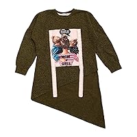 Kids Girls Casual Tunic Tops Long Sleeve Loose Soft Blouse T-Shirt Sweater Pullover Mom of Girls