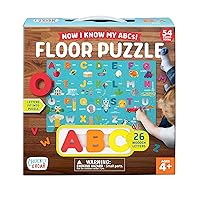 Chuckle & Roar - Now I Know My ABCs Puzzle - Engaging and Educational Puzzles for Kids - Larger Pieces Designed for Preschool Hands - 54 PC Floor Puzzle
