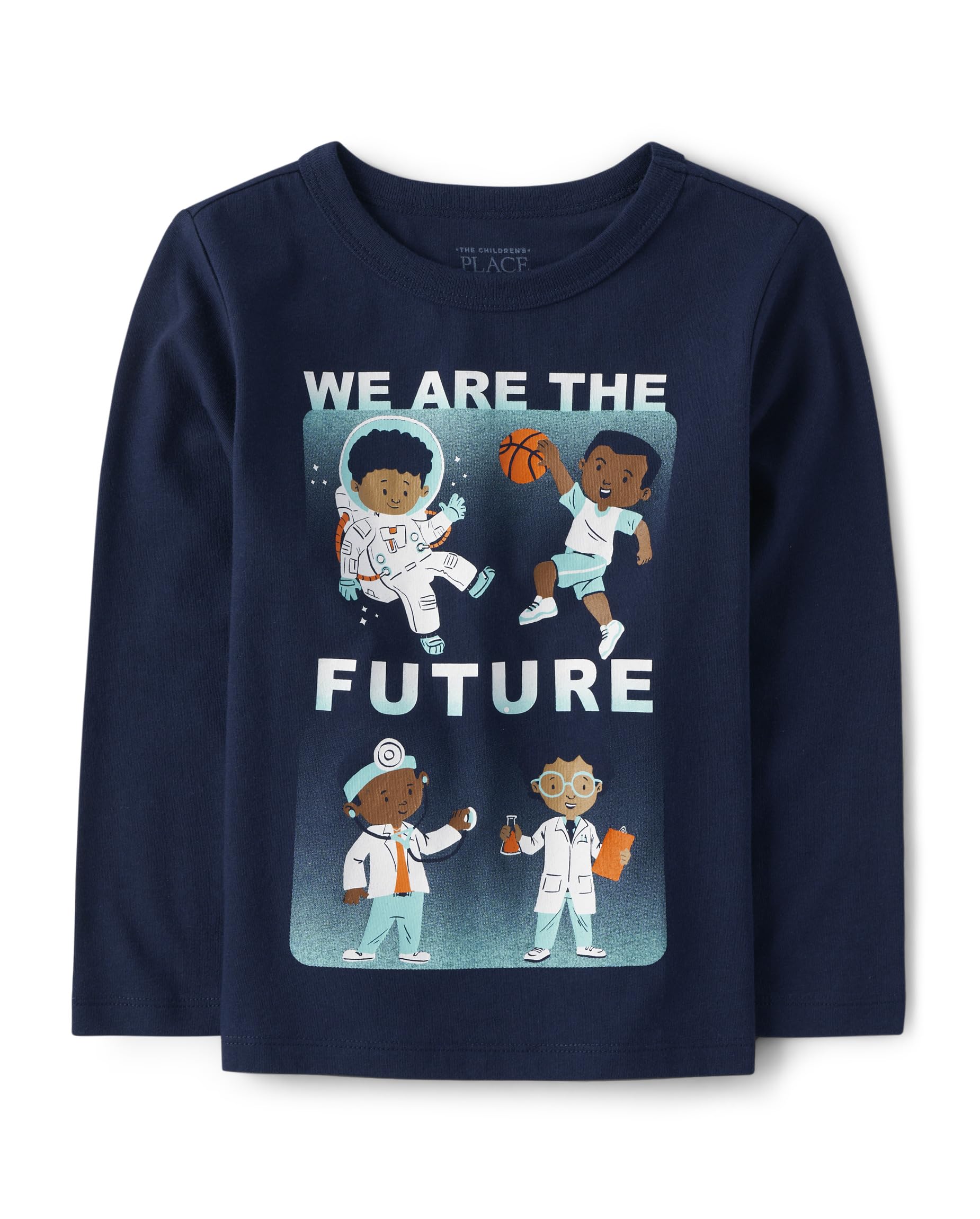 The Children's Place Baby-Boys And Toddler Boys Long Sleeve Graphic T-shirt Future Boys 5T