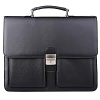 Mens New PU Leather Briefcase Messenger Bag Laptop Bag, MBYX015