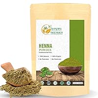 Organic Henna Powder for Hair & Body Art - Pure Herbal Henna Hair Dye & Temporary Tattoo Powder - Chemical-Free Natural Henna Leaf Powder - Safe, Premium Quality 5.3 oz