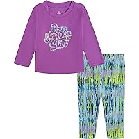 Under Armour baby-girls Long Sleeve Shirt and Legging Set, Durable Stretch and Lightweight