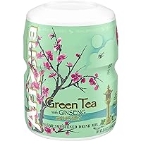 Arizona Green Tea with Ginseng & Honey Sugar Sweetened Powdered Drink Mix, 20.4 oz. Canister
