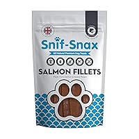 Snif-Snax™ Human Grade Dog Treats - All-Natural Smoked Salmon & Sweet Potato Strips, 4oz
