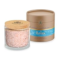 Original Himalayan Crystal Bath Salts | Relax with Coconut and Sandalwood Essential Oils | Hydration & Relaxation