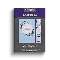 DaySpring - Elisabeth Elliot - Surrender Your Desire to God - 4 Design Assortment with NIV Scripture - 12 Boxed Encouragement Cards & Envelopes (J9179)