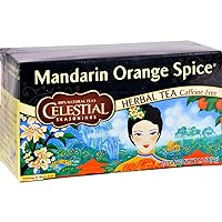 Celestial Seasonings Herbal Tea Caffeine Free Mandarin Orange Spice - 20 Tea Bags
