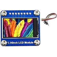 1.14inch LCD Display Module IPS Screen, 65K RGB Colors, 240×135 Resolution, Embedded ST7789 Driver, SPI Interface Compatible with Arduino/Raspberry Pi /STM32