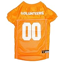 Pets First NCAA TENNESSEE VOLUNTEERS DOG Jersey, Large. BEST Football/Basketball Pet Outfit for the die-hard fans of the TENNESSEE VOLUNTEERS College Sports Team. (TN-4006-LG)