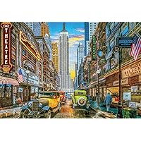 Buffalo Games - Old New York - 2000 Piece Jigsaw Puzzle for Adults Challenging Puzzle Perfect for Game Nights - 2000 Piece Finished Size is 38.50 x 26.50, Multicolor