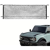 Envelope Style Trunk Mesh Cargo Net Compatible with 2010 to 2024 Toyota 4runner 2 Row Model only