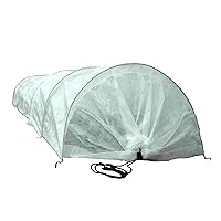 Tierra Garden 50-5060 Haxnicks Easy Fleece Tunnel Garden Cloche, Cover and Protect Plants from Harsh Weather, Animals, and Pests, Fleece Dome for Your Garden