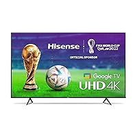 Hisense A6 Series 50-Inch Class 4K UHD Smart Google TV with Voice Remote, DTS Virtual X, Sports & Game Modes, Chromecast Built-in (50A6H, 2022 New Model) (Renewed)