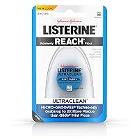 Listerine Ultraclean Dental Floss, Oral Care, Mint-Flavored, 30 Yards (Pack of 3)