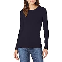 Majestic Filatures Women's Soft Touch Superwashed Crew Neck with Flat-Edge Trim