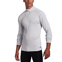 Hot Chillys Men's Peachskins Solid Zip-T Lightweight Relaxed Fit Base Layer