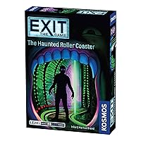 Exit: The Haunted Roller Coaster | Exit: The Game - A Kosmos Game from Thames & Kosmos | Family-Friendly, Card-Based at-Home Escape Room Experience for 1 to 4 Players, Ages 10+