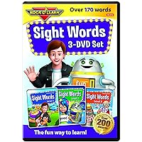 Rock 'N Learn - RL-316 Sight Words 3-DVD Set by : Over 170+ words includes all pre-primer, primer, and first grade Dolche words plus many Fry words