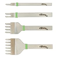 Weaver Leather Supply Diamond Stitching Chisel Set, 6mm, stainless steel for Leather Craft DIY and Leather Making