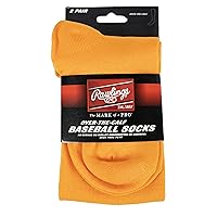 Rawlings Athletic Socks | Baseball/Softball | 2 Pair | Multiple Sizes/Colors