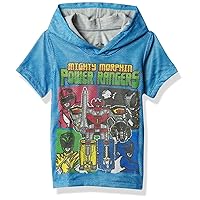 Power Rangers Toddler Boys' Short Sleeve Hooded T-Shirt