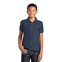Boys Youth Core Classic Pique Polo Shirt Y100