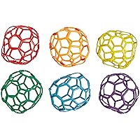 Sportime Geometric Open Matrix GrabBall - 8 1/2 inch - Set of 6 - Multiple Colors
