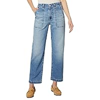 AG Adriano Goldschmied Women's Analeigh High Rise Straight Utility Crop