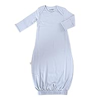 Woolino Infant Nightgown - 100% Superfine Merino Wool Baby Gowns - Newborn Sleeper Gown for Boy & Girl - 0-6 Months