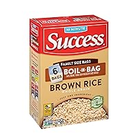 Boil-in-Bag Rice, Brown Rice, Quick and Easy Rice Meals, 32-Ounce Box
