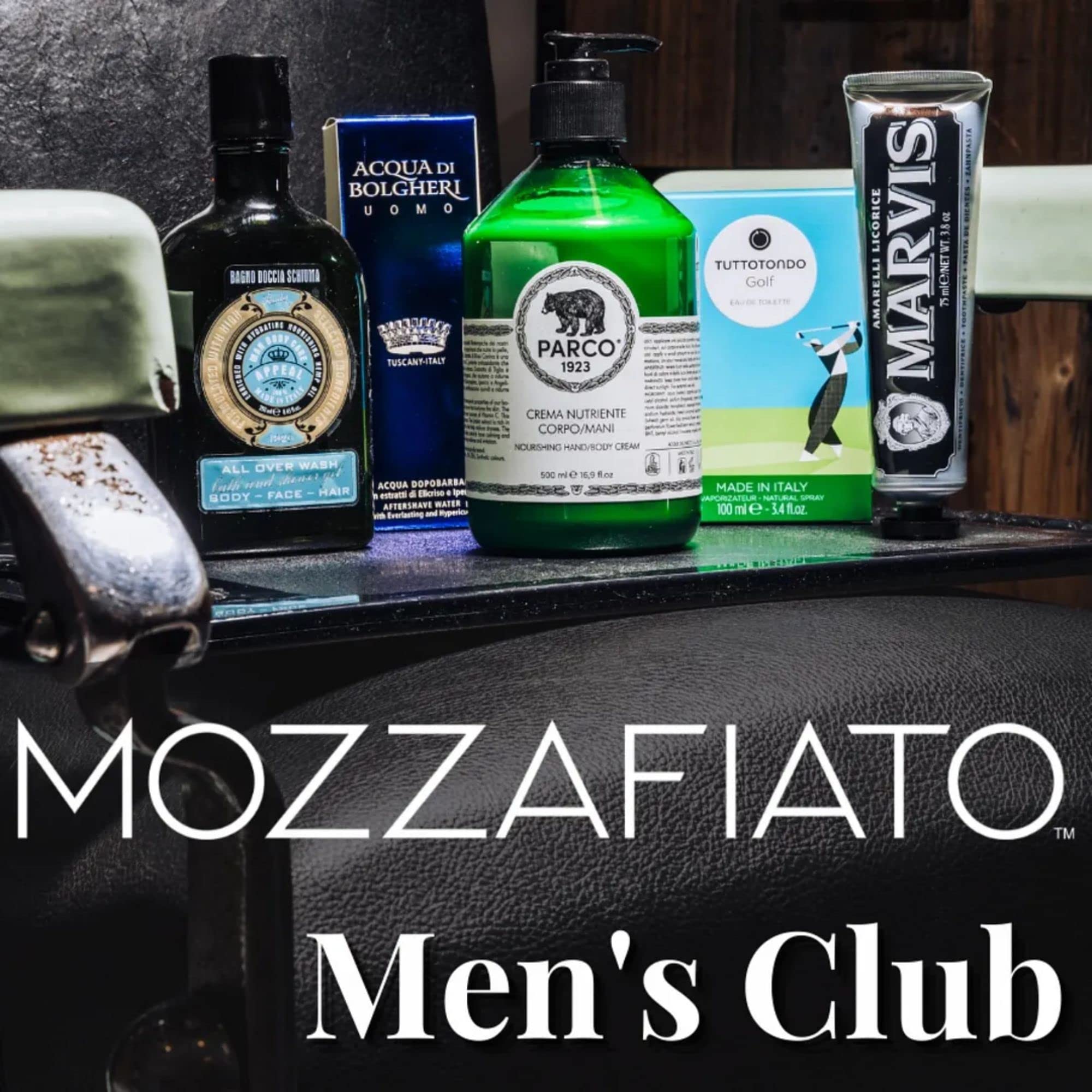 Mozzafiato Men's Club Monthly Subscription Box