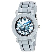 Disney Cars Kids' Plastic Time Teacher Analog Quartz Silicone Strap Watch