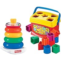 Fisher-Price Rock-a-Stack and Baby's 1st Blocks Bundle