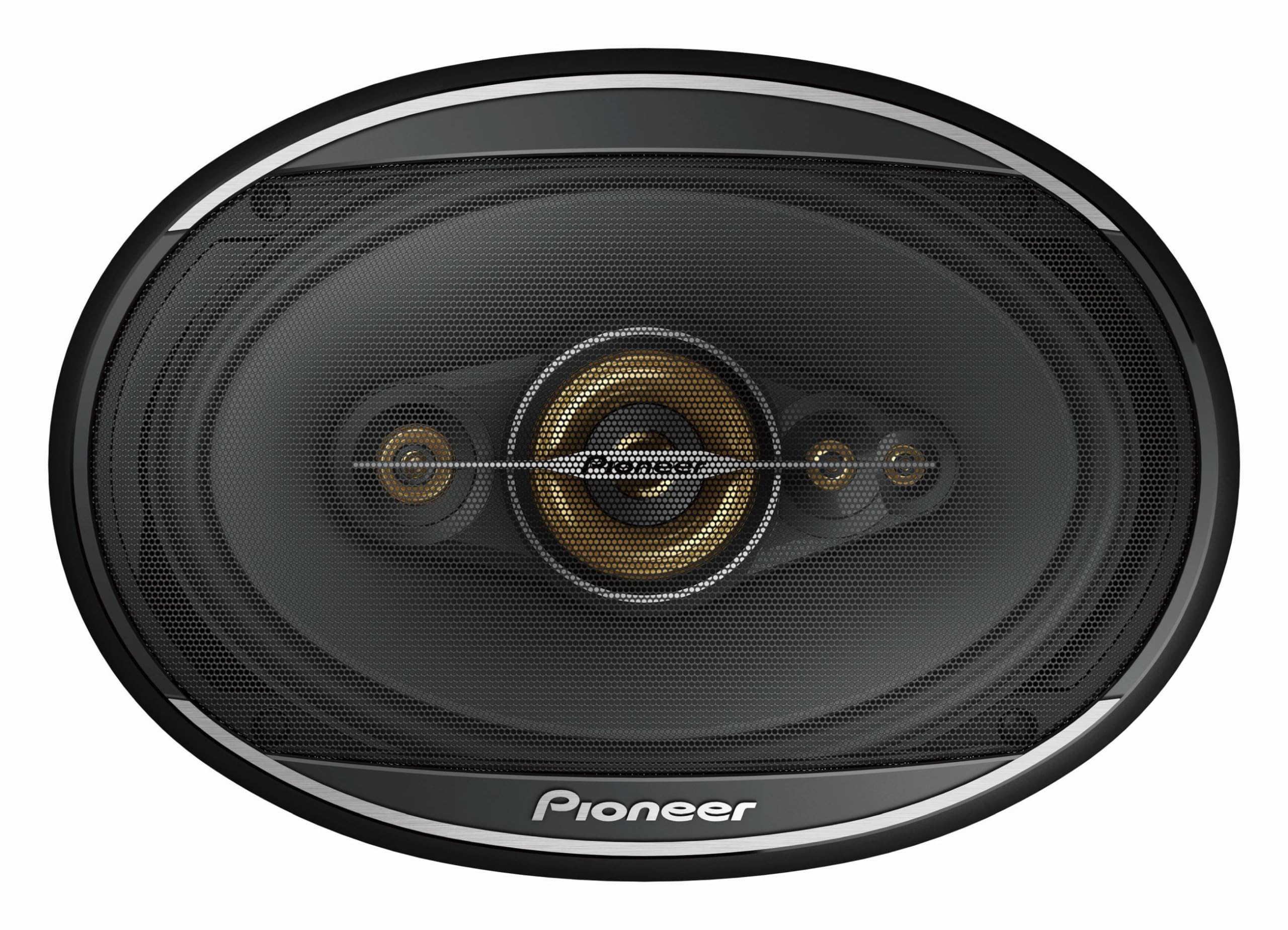 PIONEER TS-A6991F, 5-Way Coaxial Car Audio Speakers, Full Range, Clear Sound Quality, Easy Installation and Enhanced Bass Response, Deep Basket 6” x 9” Oval Speakers