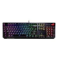 ASUS RGB Mechanical Gaming Keyboard - ROG Strix Scope | Cherry MX Speed Silver Switches | 2X Wider Ctrl Key for FPS Precision | Gaming Keyboard for PC