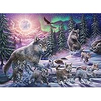 Ravensburger 12908 Northern Wolves 150 Piece Puzzle for Kids - Every Piece is Unique, Pieces Fit Together Perfectly