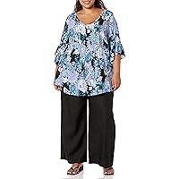 Avenue Women's Plus Size Top Abby Pintuck