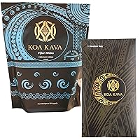 1 Pound Premium Fijian Waka Kava from Koa Kava with a Drawstring Kava Strainer to make Kava Tea